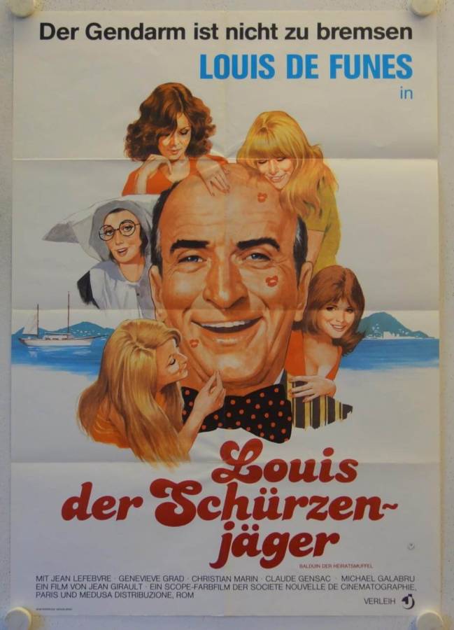 The Gendarme gets married re-release german movie poster